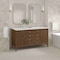 James Martin Vanities 60'' Double Vanity, Mid Century Walnut 485-V60D-M-WLT - alternate 4
